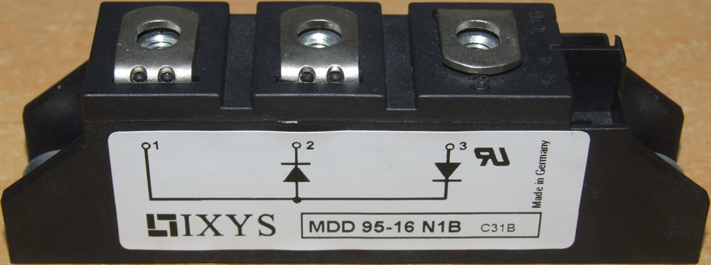 Mdd95 16n1b Mod Diode Dual 1600v To 240aa Mdd95 16n1b Component